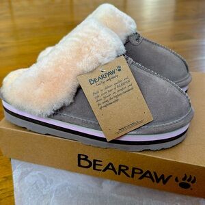 BEARPAW PLATFORM SLIPPERS 8 |   NWT PLATFORM SLIPPERS 8